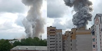 Rusya’daki bir fabrikada büyük bir patlama meydana geldi