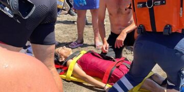 Sinop’ta bir kadın boğulma tehlikesi geçirdi