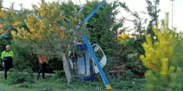 Afyonkarahisar’da helikopter düştü!