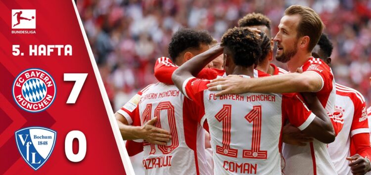 Bayern 7 attı Harry Kane şov yaptı! bayern 7 atti harry kane sov yapti habermeydan e1695492108473