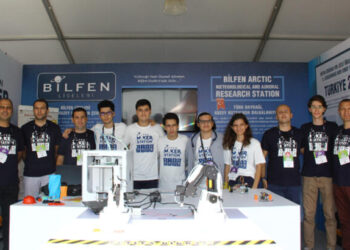 TEKNOFEST’te Bilfen öğrencileri çevre dostu projelerini tanıttı