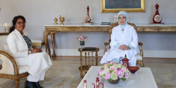 Emine Erdoğan Malcolm X’in kızı İlyasa Şahbaz ile görüştü
