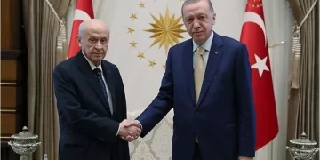 Cumhurbaşkanı Erdoğan, Bahçeli ile bir araya geldi