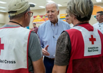 Biden, Florida’ya İdalia Kasırgası’nın vurduğu bölgeye ziyaret gerçekleştirdi