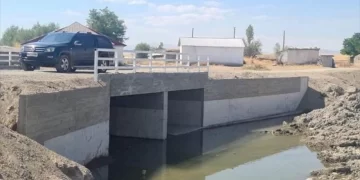 Muş Bulanık’ta yapımı tamamlanan köprü törenle hizmete açıldı