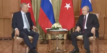 Cumhurbaşkanı Erdoğan ve Vladimir Putin arasında görüşme