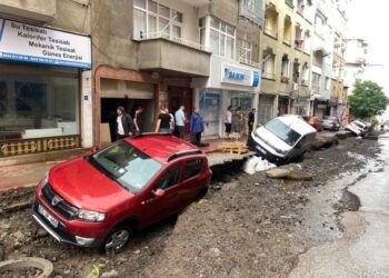 Samsun’da sel felaketi!