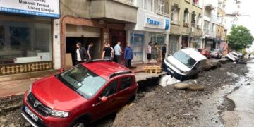 Samsun’da sel felaketi!