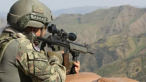 Zeytin Dalı bölgesinde 2 PKK'lı terörist etkisiz hale getirildi Zeytin Dali bolgesi habermeydan