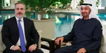 Bakan Fidan, BAE Devlet Başkanı ile görüştü!
