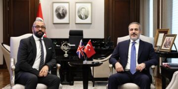 Bakan Fidan, İngiltere Dışişleri Bakanı Cleverly ile görüştü