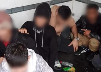 58 kaçak göçmen, kargo aracından çıkarıldı