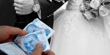 Evlenen gençlere faizsiz 150 bin lira kredi