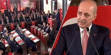 TBMM Başkanı Kurtulmuş’tan 1. Meclis’te konuşma