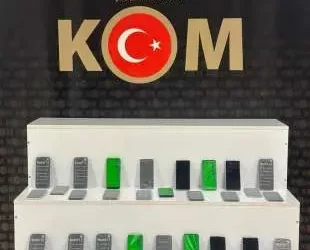Muş emniyetinden kaçak telefon operasyonu!