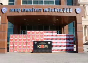 Muş’ta gümrük kaçağı 847 bin 560 makaron ele geçirildi!