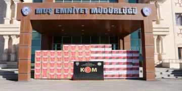 Muş’ta gümrük kaçağı 847 bin 560 makaron ele geçirildi!
