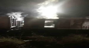 mus ta seyir halindeki trende cikan yangin korkuttu habermeydan