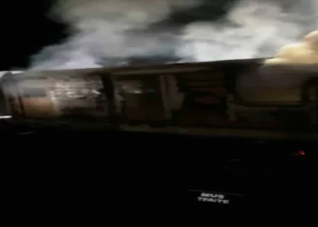 Muş’ta seyir halindeki trende çıkan yangın korkuttu!