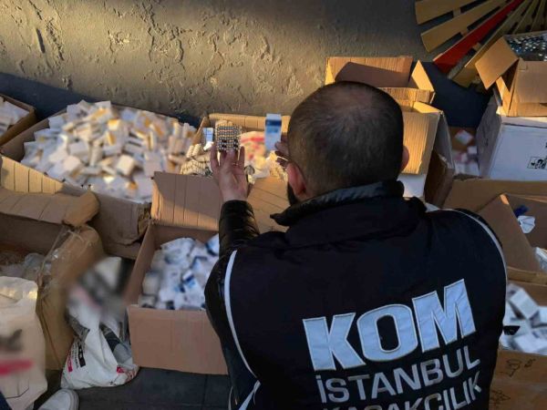 İstanbul'da depoda tutulan sahte ilaçlara operasyon sahte ilac habermeydan