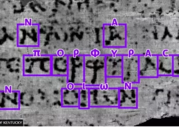 Yapay zeka, yanmış papirüsü okudu