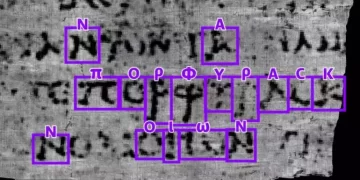 Yapay zeka, yanmış papirüsü okudu