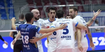 Arkas Spor, Bulgaristan’da avantajı kaptı!