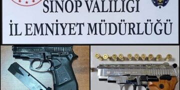 Sinop’ta magandalara suçüstü!