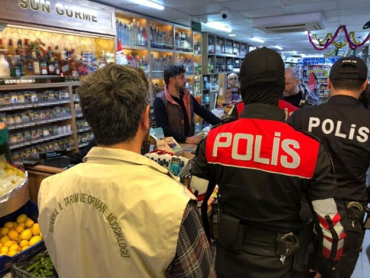 Yilbasi Oncesi Kacak Alkol Denetimi habermeydan