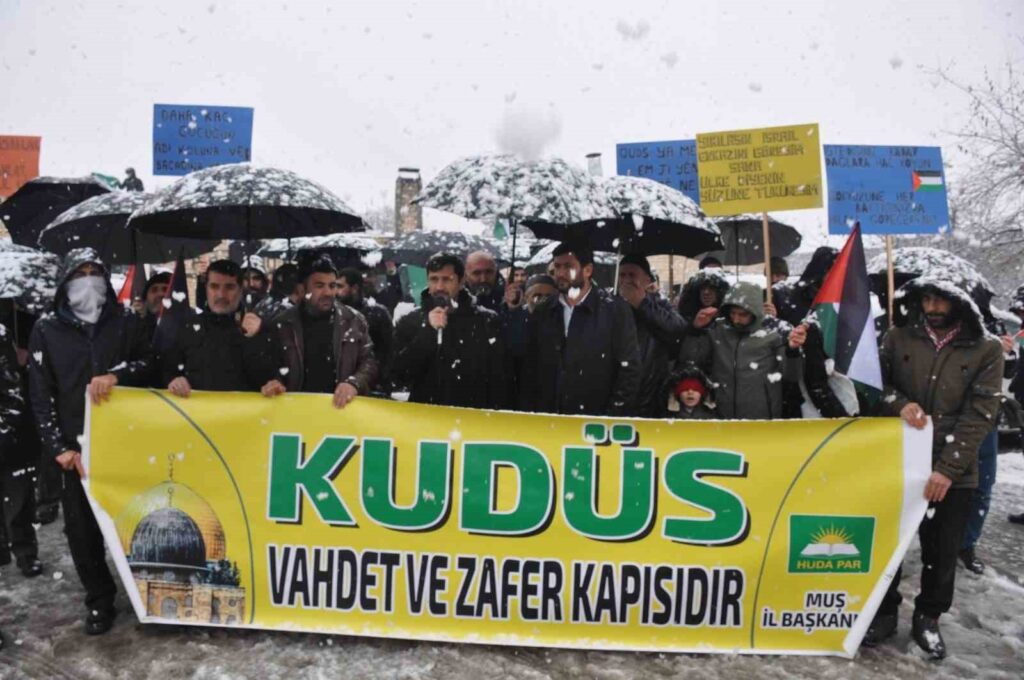 mus ta israil in gazze saldirilari protesto edildi habermeydan 1