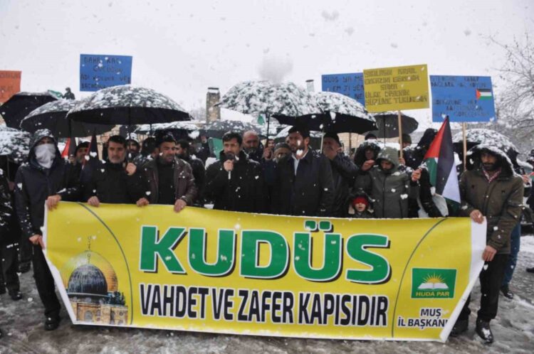 mus ta israil in gazze saldirilari protesto edildi habermeydan 1