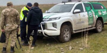 Muş’ta kaçak avlanan 2 avcıya para cezası uygulandı