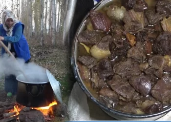 Muş’ta kışlık kavurma geleneği sürüyor!