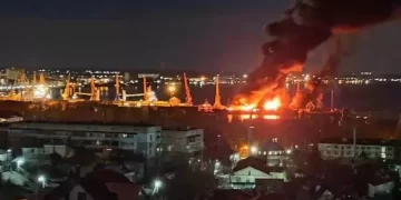 Rus donanma gemisi imha edildi