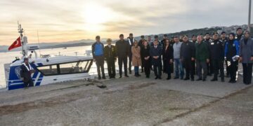 Sinop polisine tahsis edilen yerli üretim kontrol botu hizmete alındı