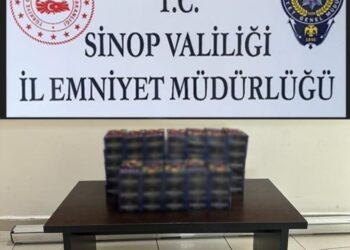 Sinop’ta kaçak 10 bin makaron ele geçirildi!