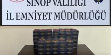 Sinop’ta kaçak 10 bin makaron ele geçirildi!