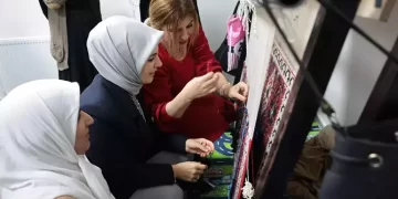 Aile ve Sosyal Hizmetler Bakanı Göktaş’ın Şırnak ziyaretinden renkli görüntüler
