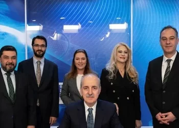 Numan Kurtulmuş, TBMM TV’ye ziyarette bulundu