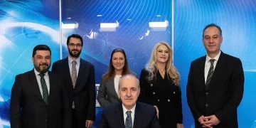 Numan Kurtulmuş, TBMM TV’ye ziyarette bulundu