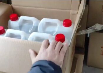 ‘Çengel-6’ operasyonunda 1 ton etil alkol ele geçirildi