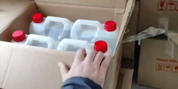 ‘Çengel-6’ operasyonunda 1 ton etil alkol ele geçirildi