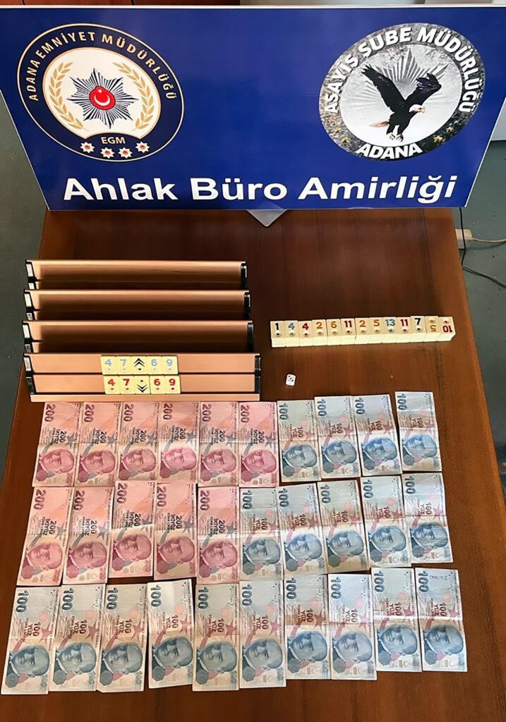 Adana'da kumar operasyonu! Yakalananlara 3 milyon lira ceza Adanada kumar operasyonu habermeydan
