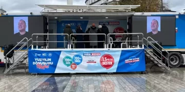 ‘Yarısı Bizden’ kampanyası bilgilendirme tırlarına yoğun ilgi