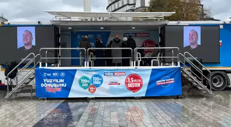 Yarisi Bizden kampanyasi bilgilendirme tirlarina yogun ilgi habermeydan