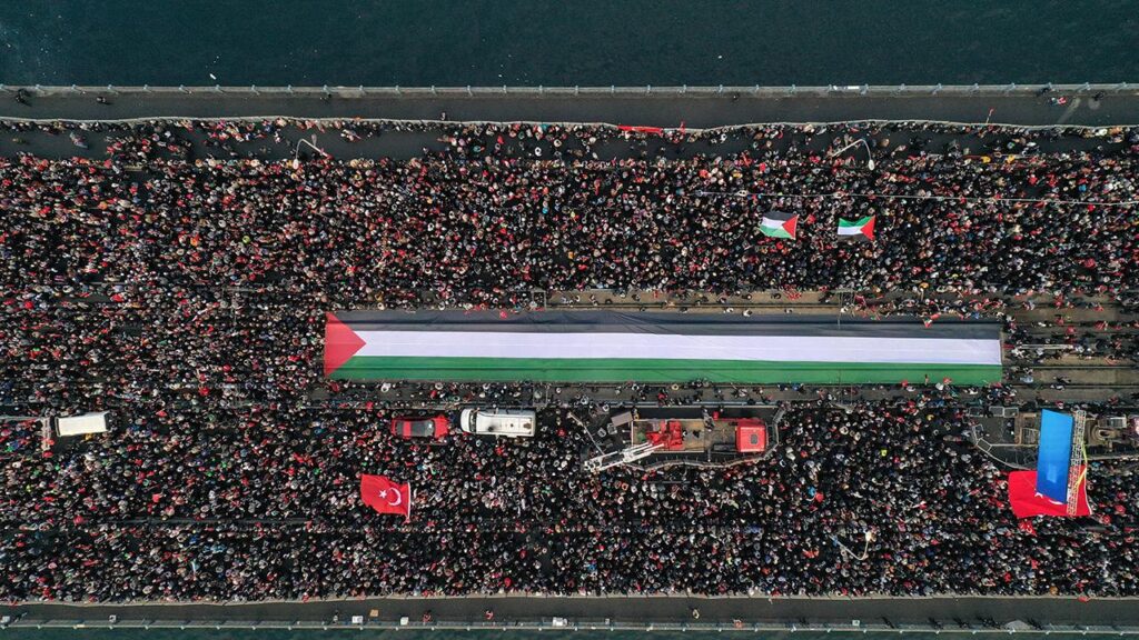 filistin yuruyus istanbul habermeydan