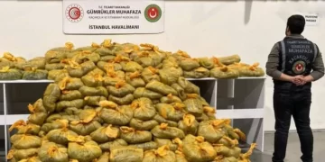 İstanbul Havalimanı’nda 586 kilo uyuşturucu ele geçirildi!