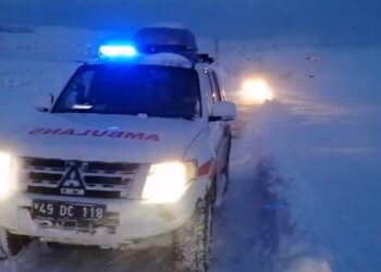 Muş Malazgirt’teki hasta için ekipler seferber oldu