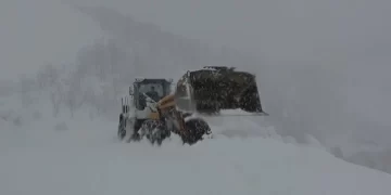Muş’ta kardan kapanan 70 köy yolu ulaşıma açıldı!