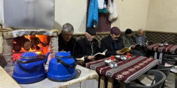 Muş’un Hasköy ilçesinde kahvehaneler kütüphaneye döndü